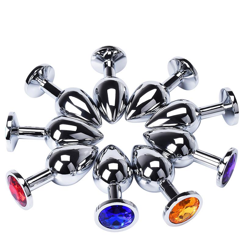Sex Vibrator Metal Anal Toys For Women Adult Sex Products Men Butt Plug Stainles Steel Anal Plug Sex-toy Anal DildoToys 7