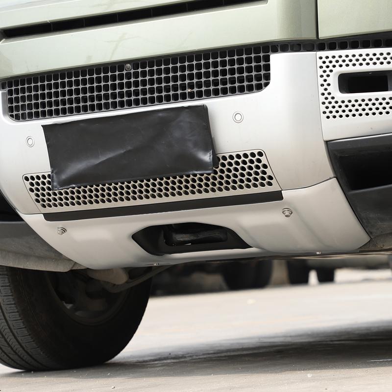 For Land Rover Defender 90 110 2020-2026 Stainless Steel Car Front Bumper Skid Protector Guard Plate Cover Car Accessories