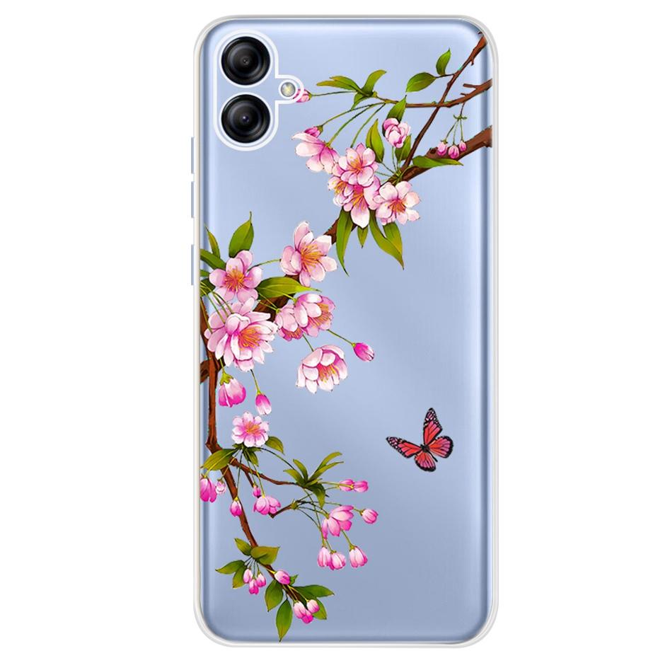 For Samsung Galaxy A04e A04 A04S 2022 Cute Printing Phone Case For SamsungA04 A 04 04e SM-A042F A045F Soft Silicone TPU Cases