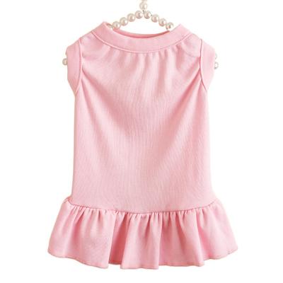 Pet Supplies Sleeveless Pet Summer Clothes Breathable Thin Design Cat Skirt Fashionable Soft Pet Princess Dresses Summer