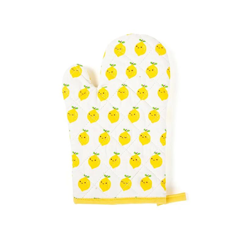 1 stücke Mikrowelle Backen BBQ Handschuh Baumwolle Niedlichen Ofen Mitts Hitzebeständige Topflappen Rutschfeste Küche Kochen Werkzeuge Fäustling