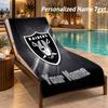 Custom Text Las Vegas Raiders Print Beach Towel Large Towel For Home Bathroom Beach