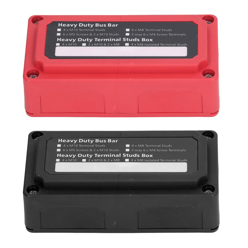 Power Distribution Block M8 Screw Terminal Bus Bar  48V 300A for Automobile Boat