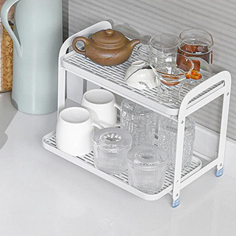 

Double-Layer Cup Drain Rack with Tray