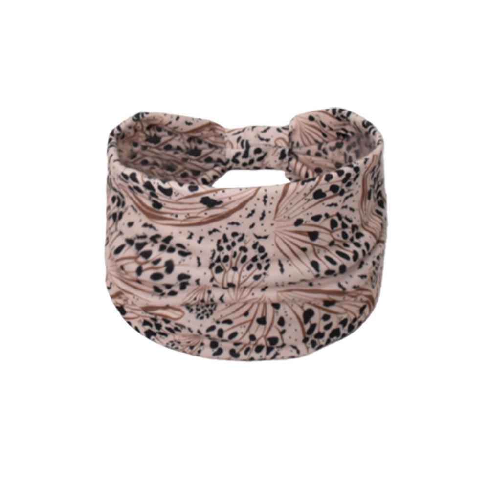 Women's Paisley Sport Yoga Headband - Sweat-Absorbing, Elastic Cotton, Bohemian Style