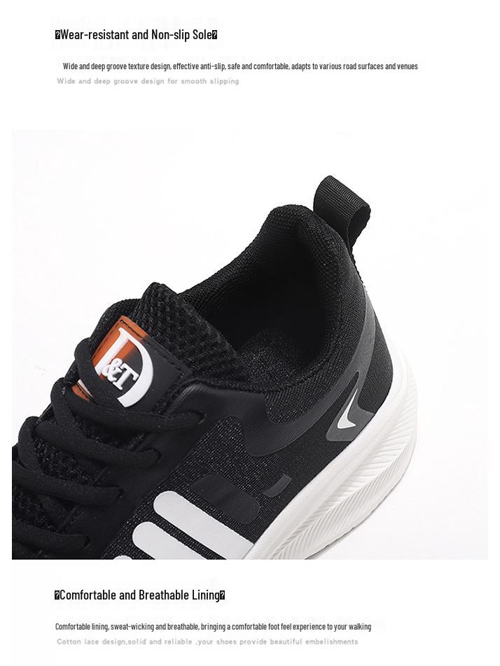 Breathable Lightweight Non-Slip Running Shoes for Couples - Soft Sole Fashion Sneakers
