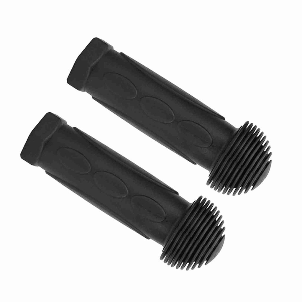 2 Pcs Plastic Anti Slip Children Kids Bike Handle Tricycle Scooter Handlebar Rubber Grips Cover