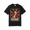 Honk Goose Poster Art T-shirt | Retro Sunburst Graphic Tee