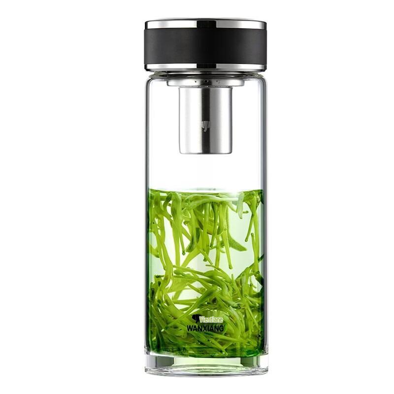 WANXIANG Portable Business Glass Travel Mug