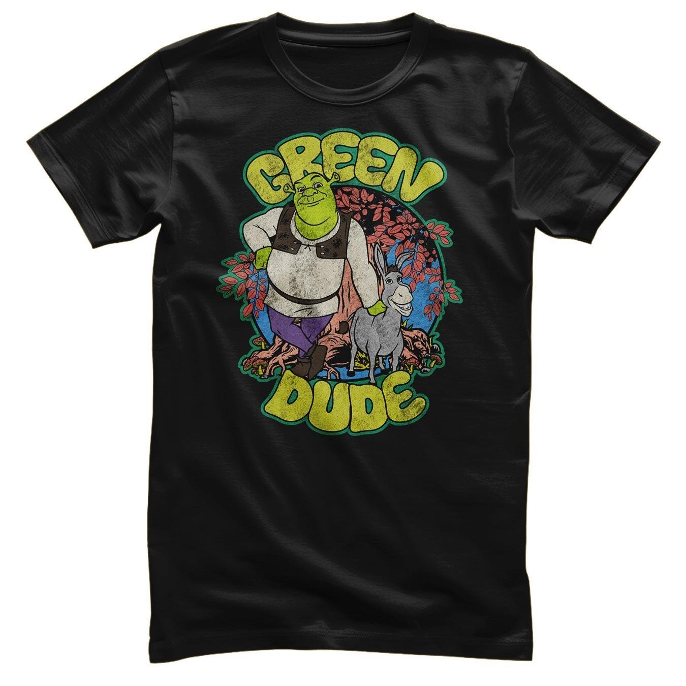 T-Shirt Pour Homme Officiellement Licencié Shrek Le Type Vert XXL
