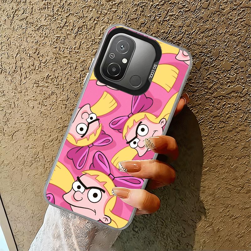 Cartoon Hey Arnold Helga Shockproof Phone Case for Xiaomi Poco X7 X6 X5 X3 Pro F7 Ultra M8 Redmi 15C 15 14C 13C 12C 10C 13 12 10
