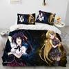 Sexy Girl High School DxD Anime Bedding Set Duvet Cover Bed Set Quilt Cover Pillowcase Comforter king Queen Size Boys Adult