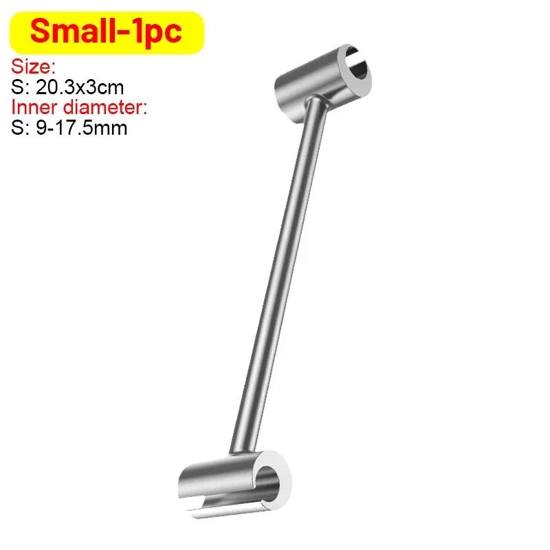 

Double Head Hinge Gap Adjusting Tool Labor Saving Repair Wrench for Door Cabinet Furniture Home Use with Round Bolt Hand Tools 1PC-Small