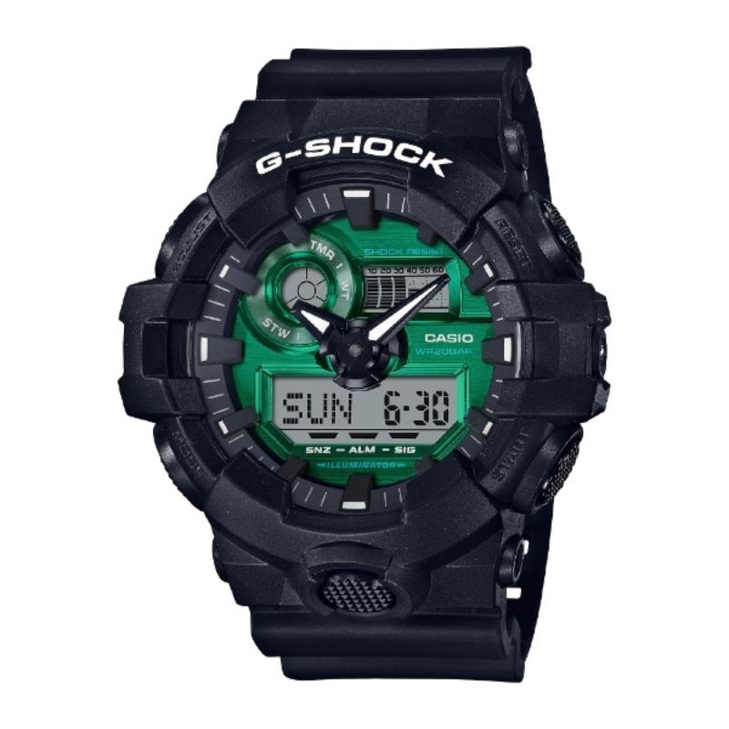 

Casio G Shock G Shock Black And Green Series Ga 700mG 1ajf