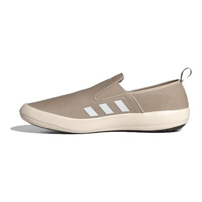 Terrex Boat Slip-On Dlx Water Mesh Fabric Comfortable Shock Absorbing Durable Low-Top Casual Shoes Unisex Casual Shoes Gray White ID8649