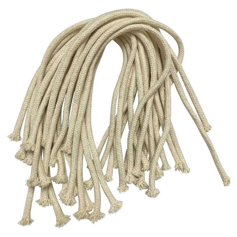 Pure Cotton Oil Wicks Round 1/4 6.7\" Durable Household