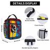 Guns N Roses Band Lunch Bag For Men Lunch Box Retro Office Cooler Bag Portable Insulated Waterproof Tote Food Bags