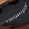European & American Fashion 925 Sterling Silver-Plated Thirteen Charm Beaded Women's Bracelet