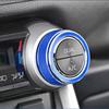 For Toyota RAV4 -2025 Blue Air Condition Knob Button Cover Decor Pair