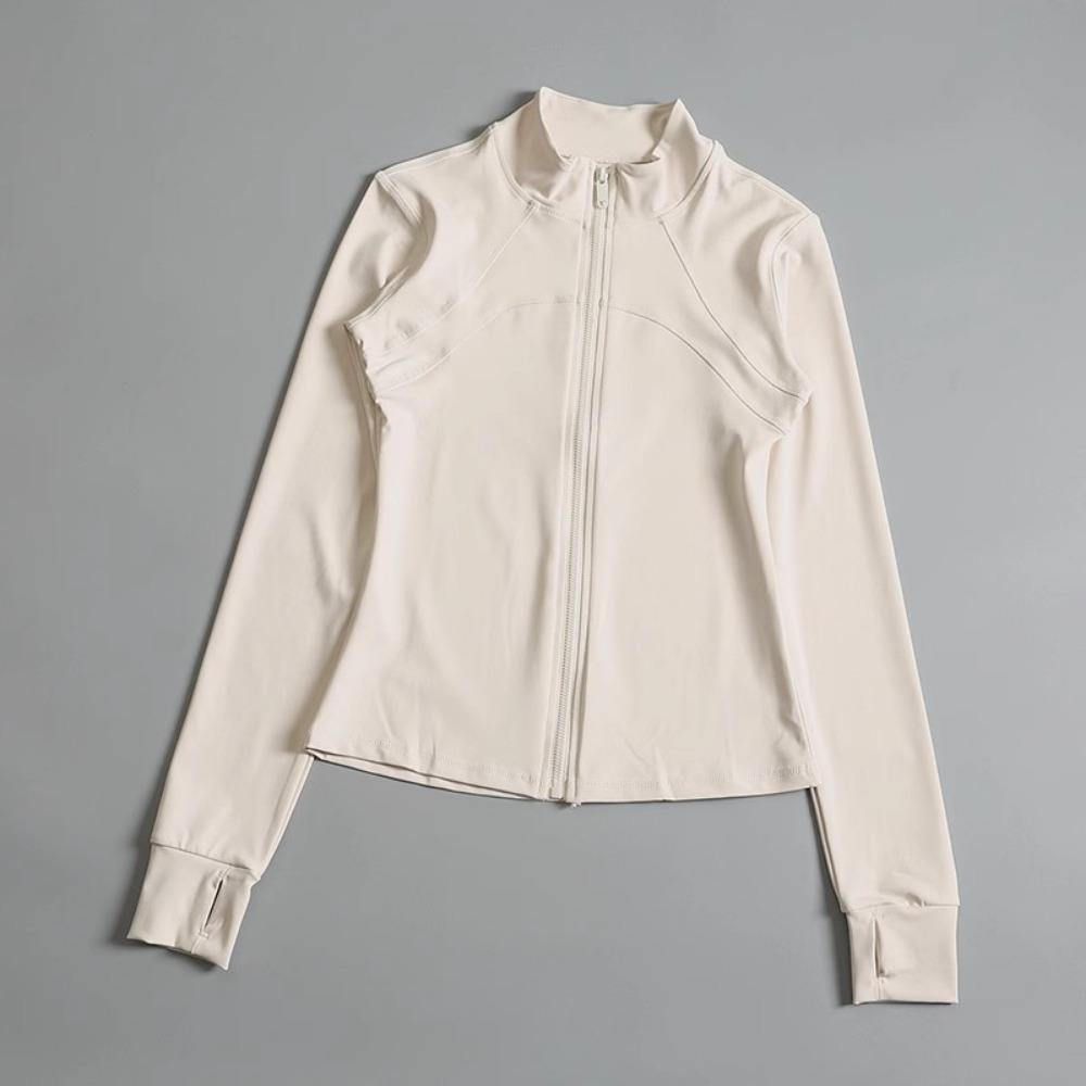 

Женская высококачественная повседневная куртка с воротником-стойкой и длинными рукавами для бега, тренировок, фитнеса, ветрозащитного костюма XL