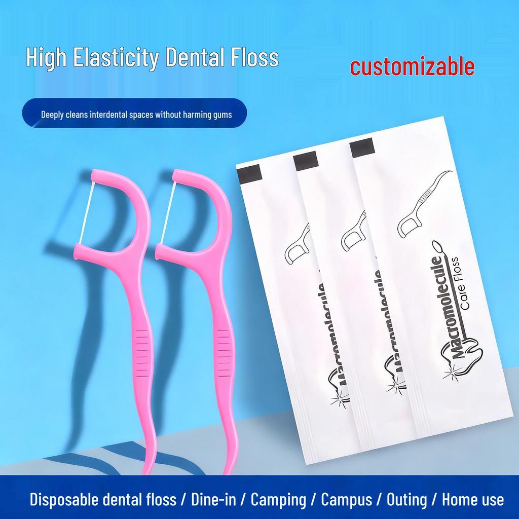 Individually Packaged Ultra-Fine Double-Ended Floss Sticks - Family Pack for Adults
