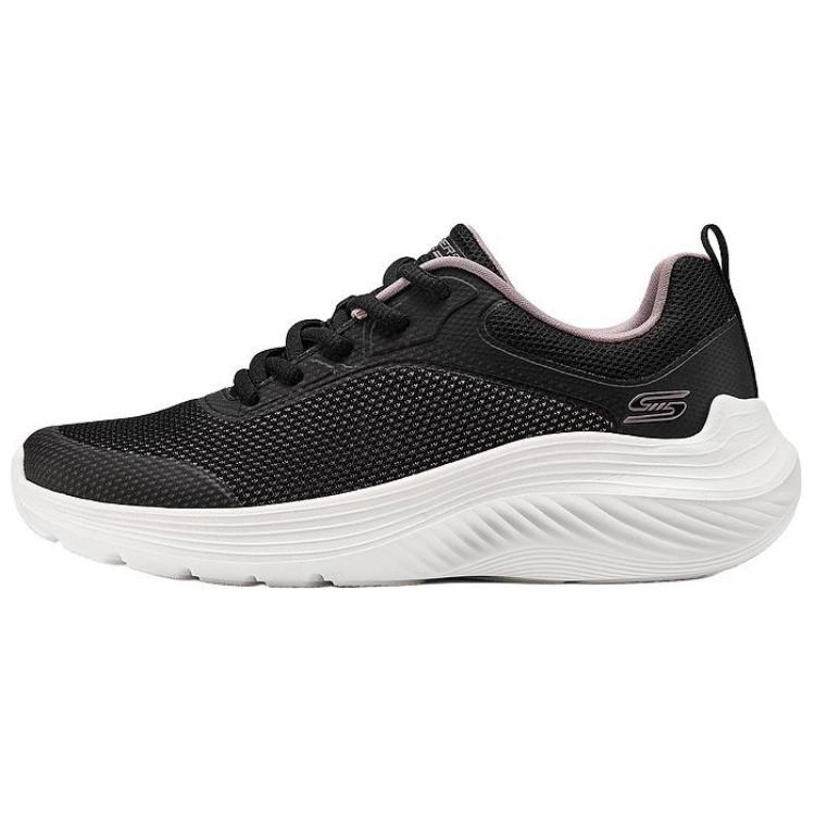 Skechers Bobs Sport Comfortable Low-Top Casual Shoes Women sneaker Black 117681-BLK 35