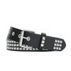 Unisex Punk Belt with Metal Pyramid & Rivet Design