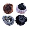 38cm Furry Steering Wheel Cover Soft Fuzzy Anti Slip Elastic Car Steering Wheel Protector for Winter Sedan SUV Truck Van