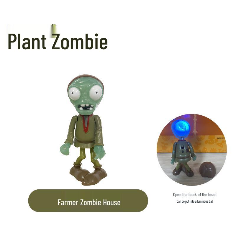 Plants Vs. Zombies Toy Set: Bewitching Mushroom, Fish Hook, Grassland Mine, Flaming Tree, Poison Pea