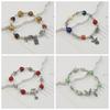 Jingdezhen Ceramic Beaded Bracelet Gold List Title Summer Girlfriend Bracelet Jewelry Manufacturers Wholesale