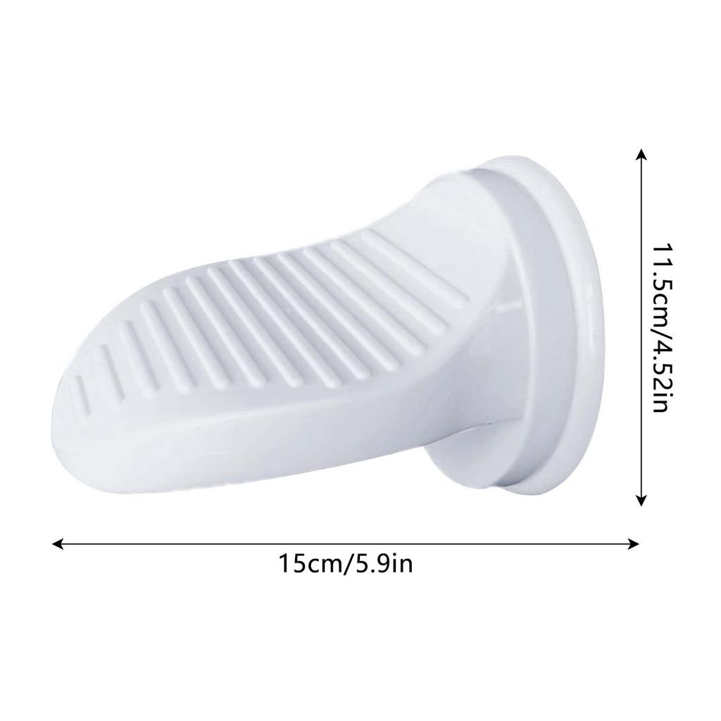 Plastic Shower Foot Rest Portable Bathtub Stool Step Aid Grip Holder Suitable for Cutting Nails Brushing Shoes