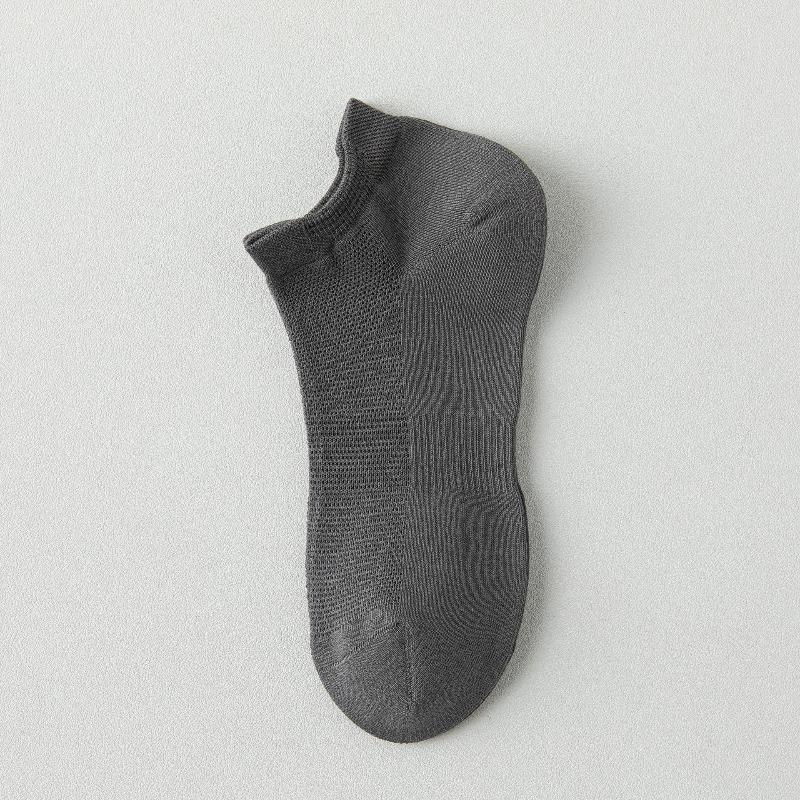 Pure Cotton Short Socks for Men - Thin Style, Odor-resistant, Sweat-absorbent and Antibacterial Boat-shaped Socks, Cotton Socks