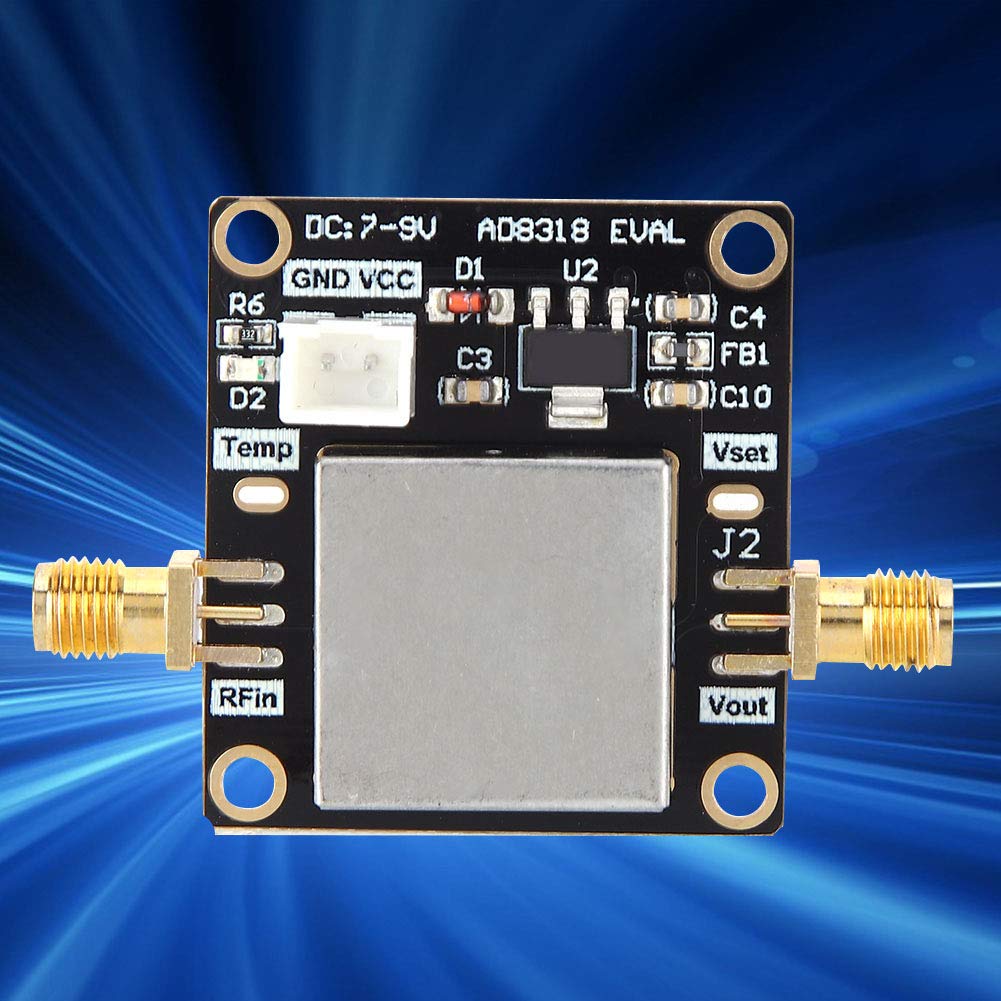 RF Module AD8318 Detector Module 1MHz to 10GHz RF Board 70dB Power Meter Logarithmic Detector Dynamic AGC Control