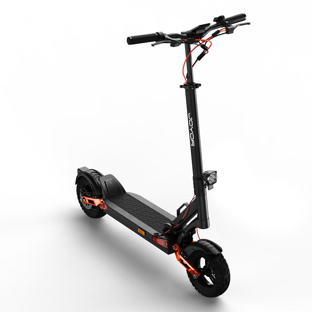 JOYOR T6D DGT Elektrische Step met 48V 18Ah Batterij, Hydraulische Ophanging zwart