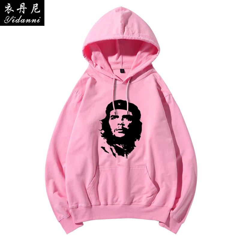 2025 Autumn New Collection - Limited Edition - Cuban Red Revolutionary Hero Che Guevara Print Hooded Sweatshirt