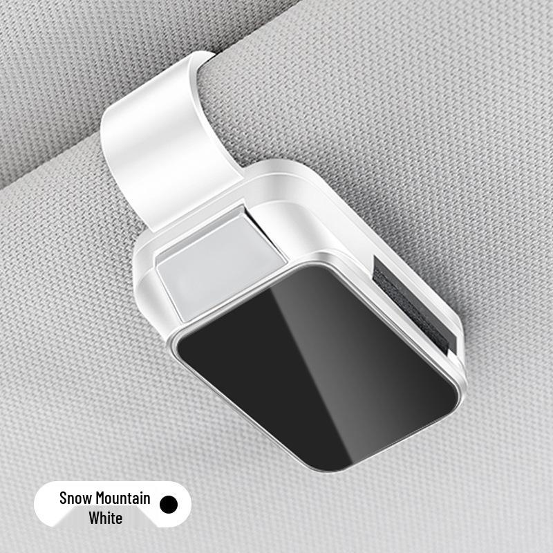 Multifunctional Skull Head Car Glasses and Ticket Sun Visor Clip