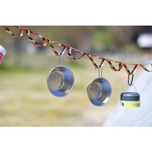 Captain Stag Captain Stag Um 1563 [loop Rope With Carabiner  Sparrow Camo ]