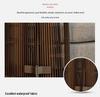 Nordic Outdoor Rattan Double Sofa for Balcony, Courtyard, Garden, or Villa.
