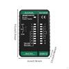 LAN Cable Tester LED Indicators Network Fast/Slow Testing Mode for IT Professionals,