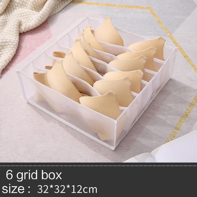 Closet Organizer for Underwear Panty Home Cabinet Divider Storage Box Home Organizers for Clothes Foldable Drawer Boxes