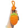 Cartoon Vegetable Keychain Carrot Car Keyring Fashion PU Leather Bag Pendant  Girl/Boy