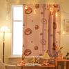 Velcro Curtains, Korean Cartoon Internet Celebrity Rental House Heat Insulation Light Blackout Cloth