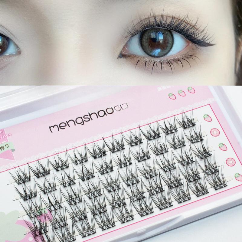 

Накладные ресницы Аниме ресницы Ресницы маленького дьявола Натуральный дневной макияж Ресницы манга Ресницы на прозрачной ленте