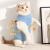 Adjustable Cat Recovery Suit Soft Breathable Pet Anti-Lick Suit Solid Color Comfortable Cat Weaning Suit For Dogs Cats