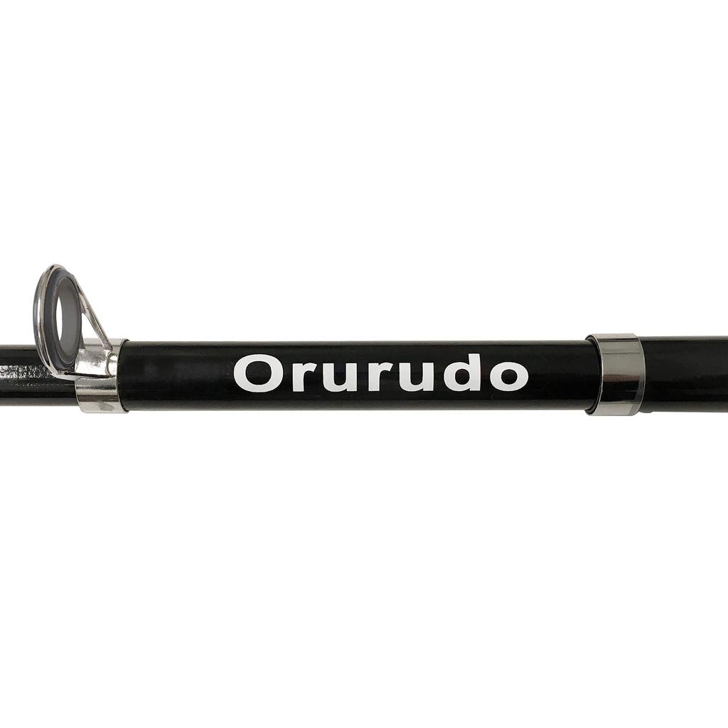 Orludo Fishing Tackle Fishing Compact Made of Glass For Sea Fishing and Freshwater Portable Lightweight Fishing For Spinning Includes Fishing Rod