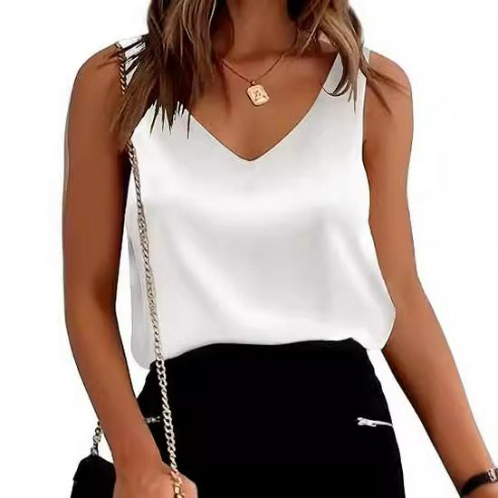 European-American Women's Summer Casual Sleeveless Camisole Top