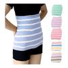 [LIVRER] Women's Belly Wrap, Winter Body Warmer, Border Pattern, Fluffy, Warm, Heat Retention, Cold Protection, Cold Protection, Warming, Intestinal