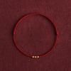 Fashion Simple Gold Color Beads Lucky Bracelets For Women Men Handmade Braided Red Rope Good Fortune Bracelet Couple Gifts