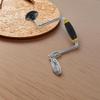 Hand Crank Drill with Comfortable Nonslip Handle Easy To Use Hand Punch Portable Tool for Wood Metal & Fiberglass