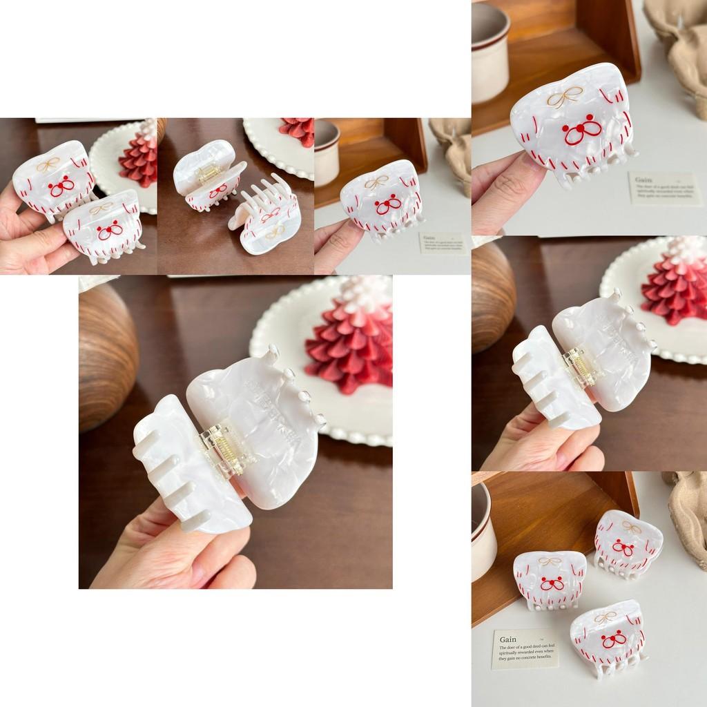 Cute Acetate Dog Design Claw Hair Clip Perfect For Fashionable Girls